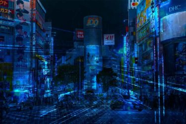 #渋谷攻殻 NIGHT by au 5G 渋谷空間を遊ぼう！